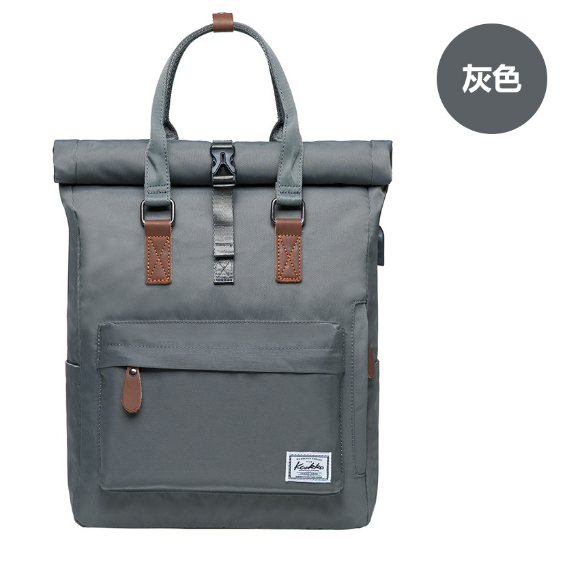 New laptop bag, mountaineering backpack, school bag for men and women [grey]