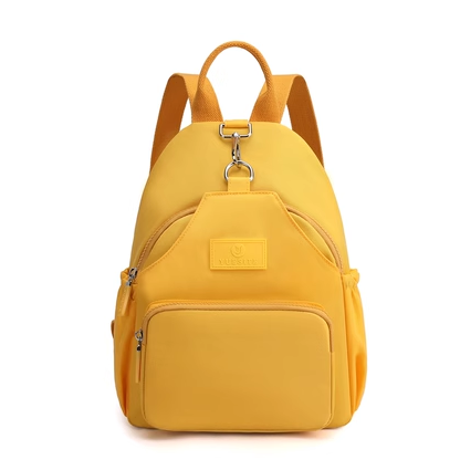 New Women's Backpack Travel Oxford Cloth Backpack Canvas Bag [Yellow]