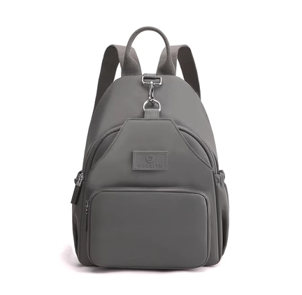 New Women's Backpack Travel Oxford Cloth Backpack Canvas Bag [Gray]