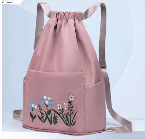 New outdoor sports foldable mountaineering backpack, waterproof backpack, ultra-light and thin travel bag, storage bag [lotus root pink]