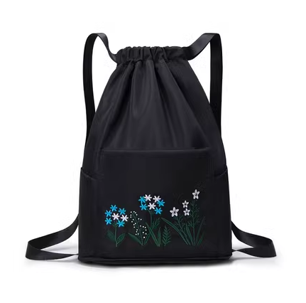 New outdoor sports foldable mountaineering backpack, waterproof backpack, ultra-light and thin travel bag, storage bag [black]