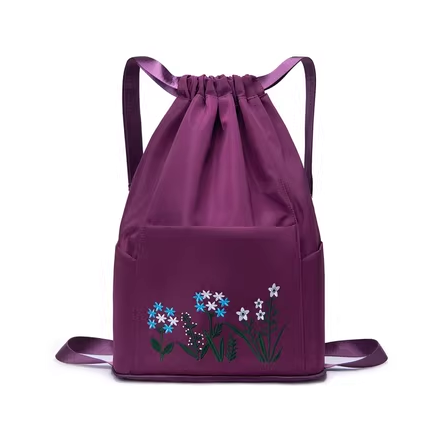 New outdoor sports foldable mountaineering backpack, waterproof backpack, ultra-light and thin travel bag, storage bag [Purple]