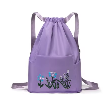 New outdoor sports foldable mountaineering backpack, waterproof backpack, ultra-light and thin travel bag, storage bag [Violet]