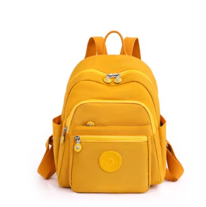 Hot Selling Women's Backpack Travel Oxford Cloth Backpack Versatile Canvas Bag Multi-Function [Dark Gold]