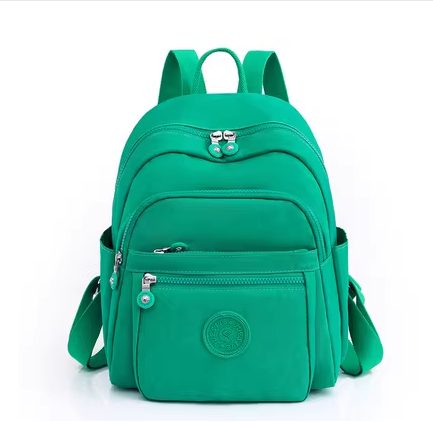 Hot Selling Women's Backpack Travel Oxford Cloth Backpack Versatile Canvas Bag Multi-Function [Green]