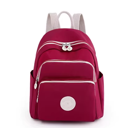 Hot Selling Oxford Cloth Backpack for Women Multifunctional and Versatile Backpack Travel Large Capacity Backpack [Red]