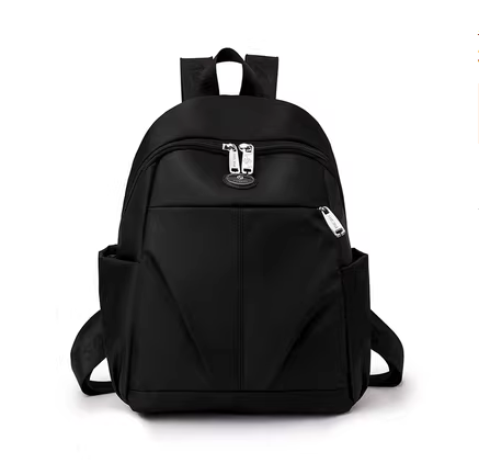 Hot Selling Oxford Cloth Women's Backpack Waterproof Travel Bag Lightweight Canvas Backpack [Black]