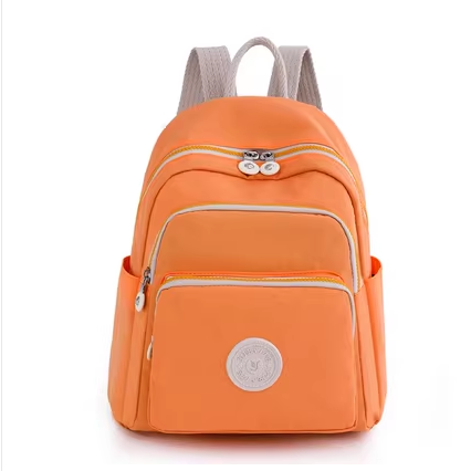 Hot Selling Oxford Cloth Backpack for Women Multifunctional and Versatile Backpack Travel Large Capacity Backpack [Orange]