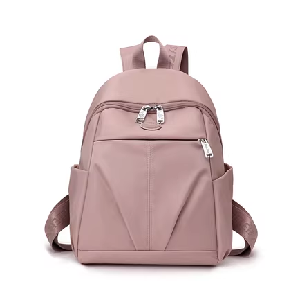 Hot Selling Oxford Cloth Women's Backpack Waterproof Travel Bag Lightweight Canvas Backpack [Taro Purple]
