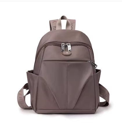 Hot Selling Oxford Cloth Women's Backpack Waterproof Travel Bag Lightweight Canvas Backpack [Khaki]