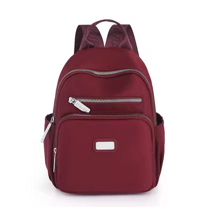 Hot Selling Mini Backpack Women's Small Travel Backpack Multifunctional Sports Bag [Burgundy Red]