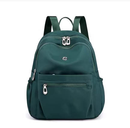 Hot Selling Korean Style Fashionable Oxford Cloth Lightweight Simple Backpack Sports Travel Bag Multifunctional Rucksack [Green]