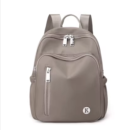 Hot Selling Women's Backpack Travel Oxford Cloth Backpack Multi-Function Canvas Small Bag [Khaki Color]