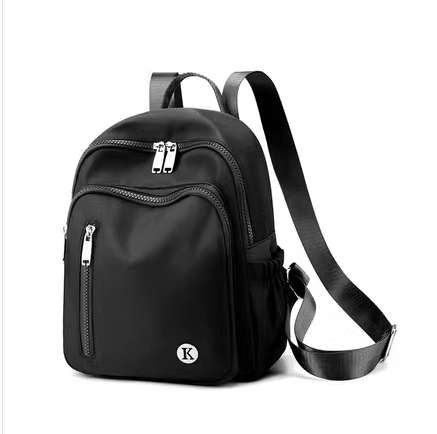 Hot Selling Women's Backpack Travel Oxford Cloth Backpack Multifunctional Canvas Small Bag [Black]