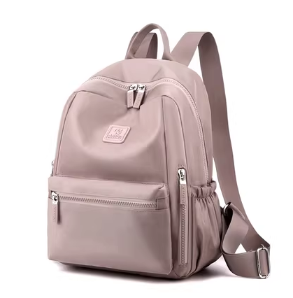 Hot Selling Women's Backpack Travel Oxford Cloth Backpack Canvas Bag [Light Purple]
