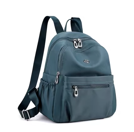 Hot Selling Korean Fashion Oxford Cloth Lightweight Simple Backpack Sports Travel Bag Multifunctional Rucksack [Light Blue]