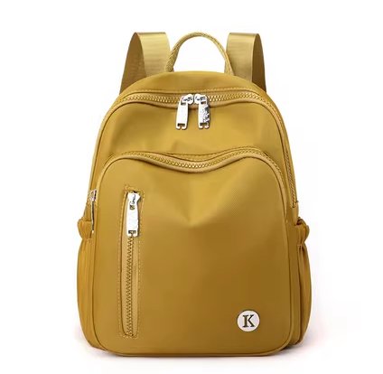 Hot Selling Women's Backpack Travel Oxford Cloth Backpack Multifunctional Canvas Small Bag [Ginger Yellow]