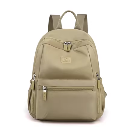 Hot Selling Women's Backpack Travel Oxford Cloth Backpack Canvas Bag [Khaki Color]