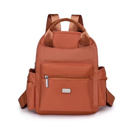 Hot selling Oxford cloth backpack for women, small backpack, canvas travel bag [orange]