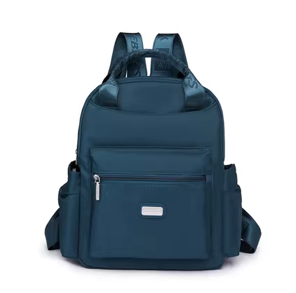Hot Selling Oxford Cloth Backpack Women's Small Backpack Canvas Travel Bag [Blue]