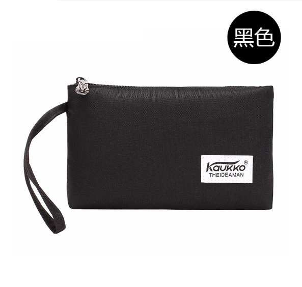 Hot selling nylon wallet, mobile phone bag, key bag for men and women [black]