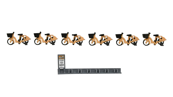 Tomytec 情景小物 140 N規 租借自行車