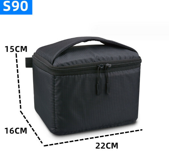 Hot selling waterproof micro-SLR camera inner camera bag [small size (S90) black]