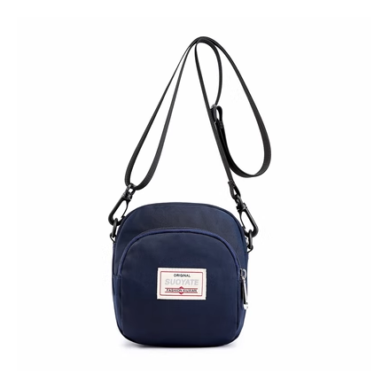 Hot selling mini fabric mobile phone bag for women, small bag, crossbody coin purse [dark blue]