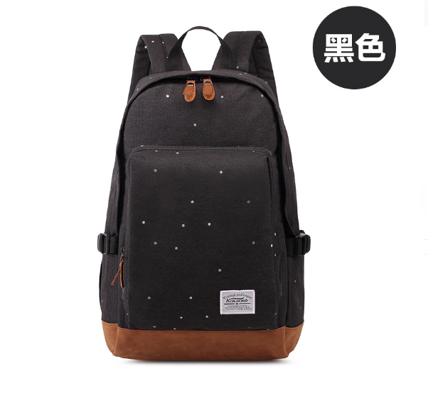 Hot selling computer backpack, school bag, sports and leisure bag for men and women [black]