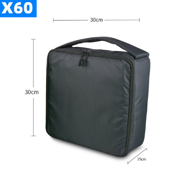 Hot selling waterproof micro-SLR camera inner camera bag [X60 black (2 small partitions)]