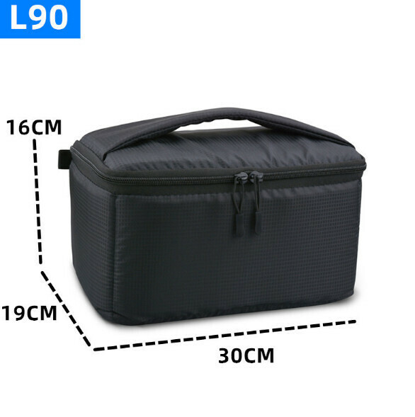 Hot selling waterproof micro-SLR camera inner camera bag [L90 black]