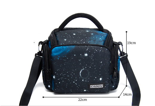 熱賣單肩包相機包（CN1.0小號星空藍（1機1鏡+1包2用+加厚隔板））