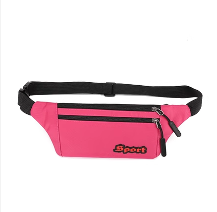 Hot Selling Waist Bags for Women, Sports and Outdoor Waist Bags, Lightweight and Thin Running Mobile Phone Waist Bags, Close-fitting Cycling Bags Wallets, Mobile Phone Bags [LZ Pink]