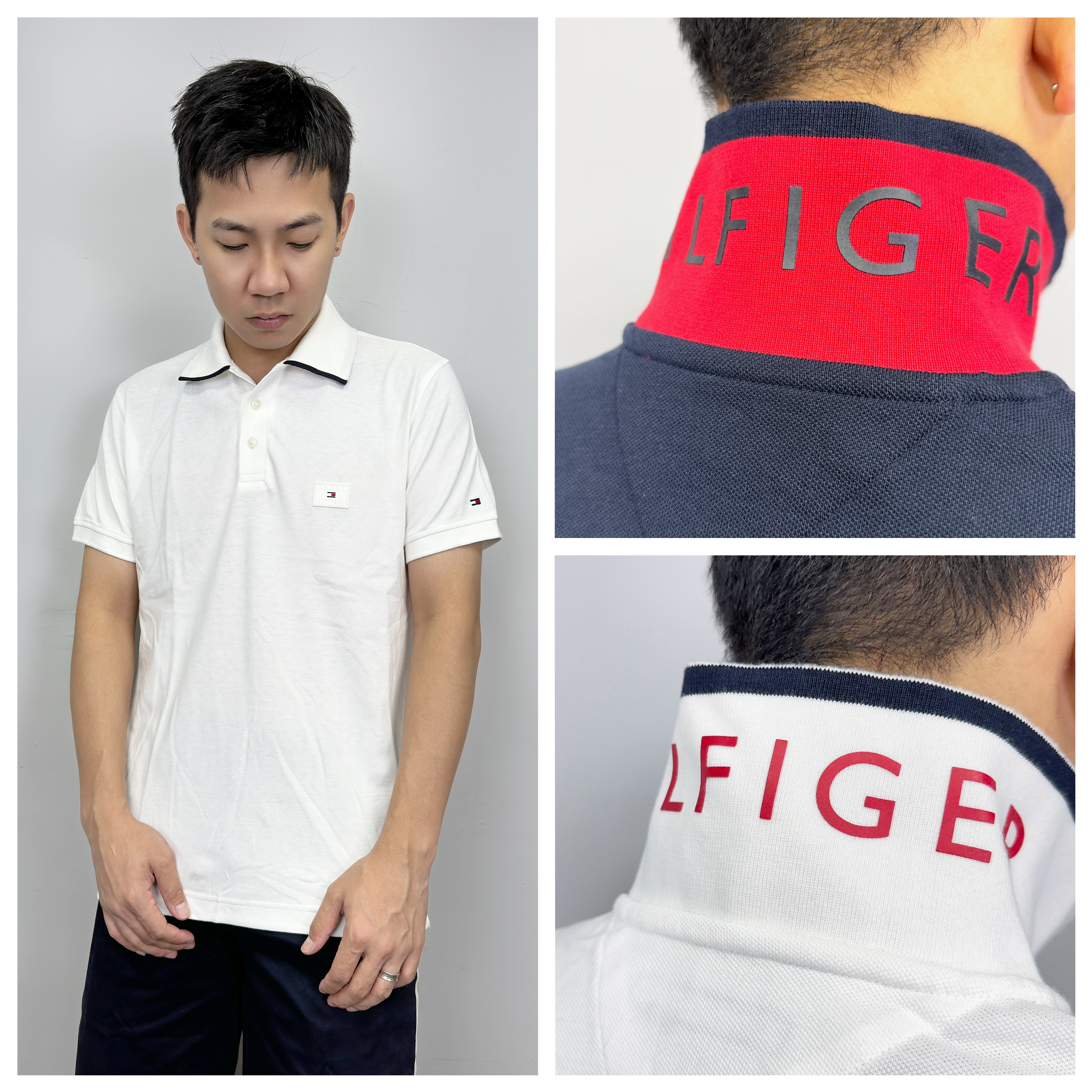 Tommy Hilfiger 翻領字母 滾邊 Polo衫 短袖上衣