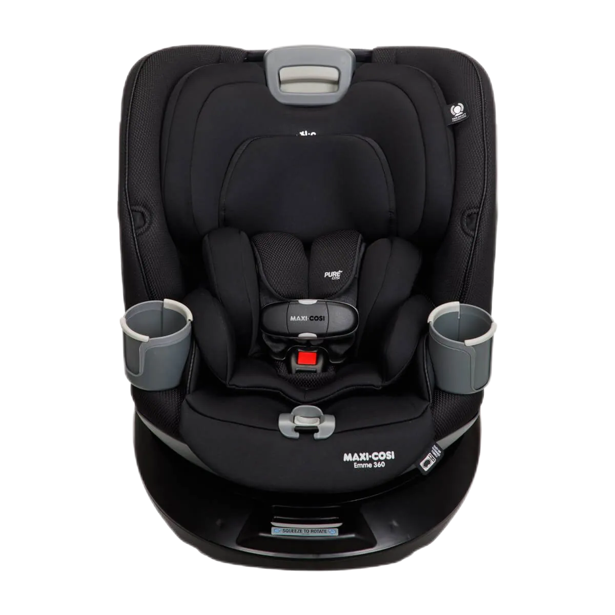 MAXI COSI - EMME 360 ALL IN ONE Car Seat(Newborn - 100lbs) (Midnight Black)
