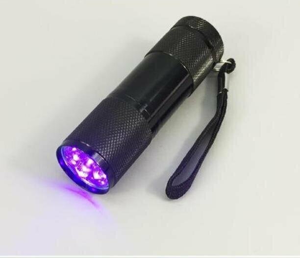UV violet light detector flashlight