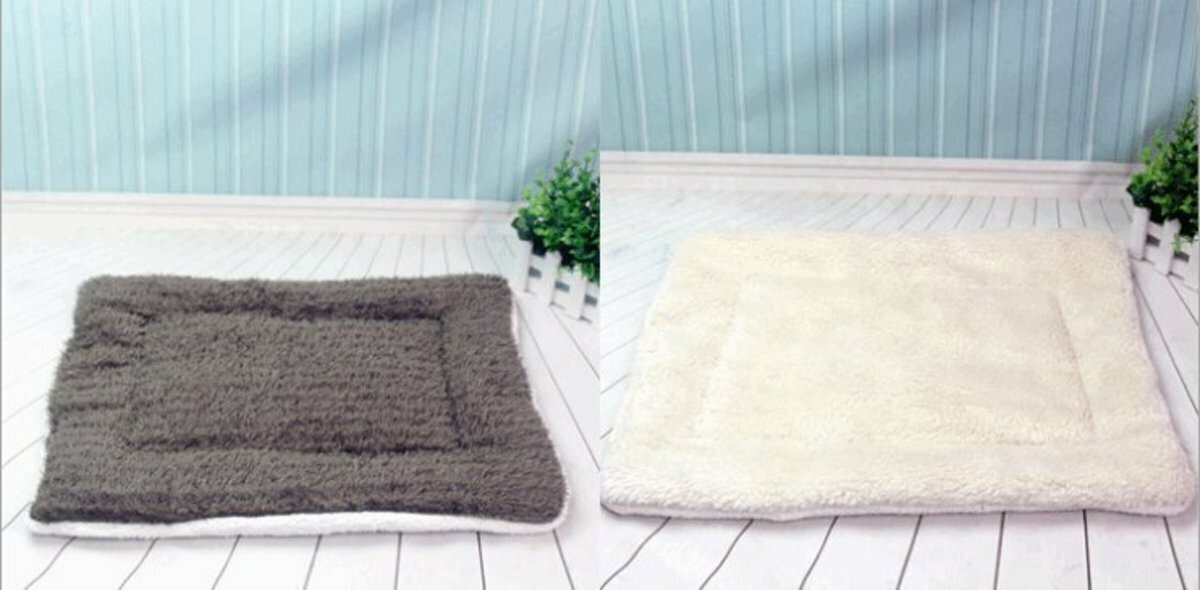 Cats and dogs universal bite resistant pet mat warm blanket M size (color random)