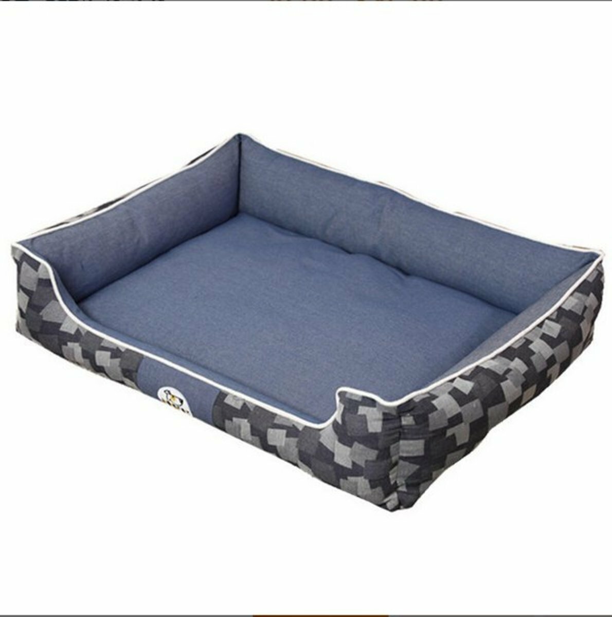 Dog Mat Pet Bed Cat Bed (Blue M Size: 70*55*22cm )