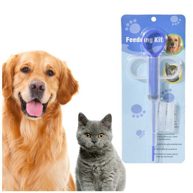 Pet Feeder Push-type Pillage Stick (Blue)