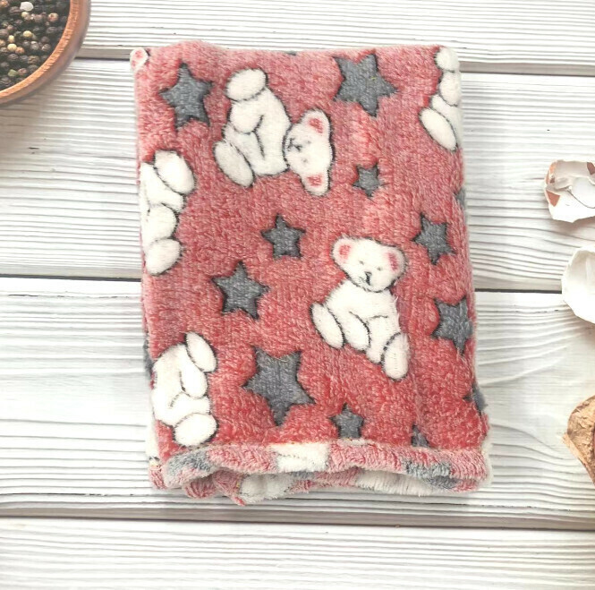 【Special item】Pet blanket (bear - length 67 * width 45cm)