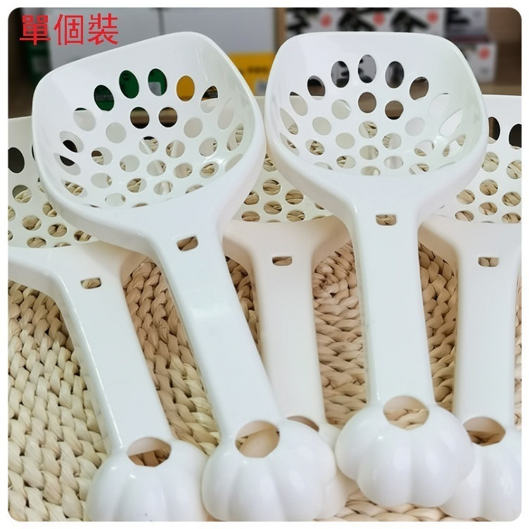 激抵貓砂鏟（單個裝  白色  尺寸：11*27cm）