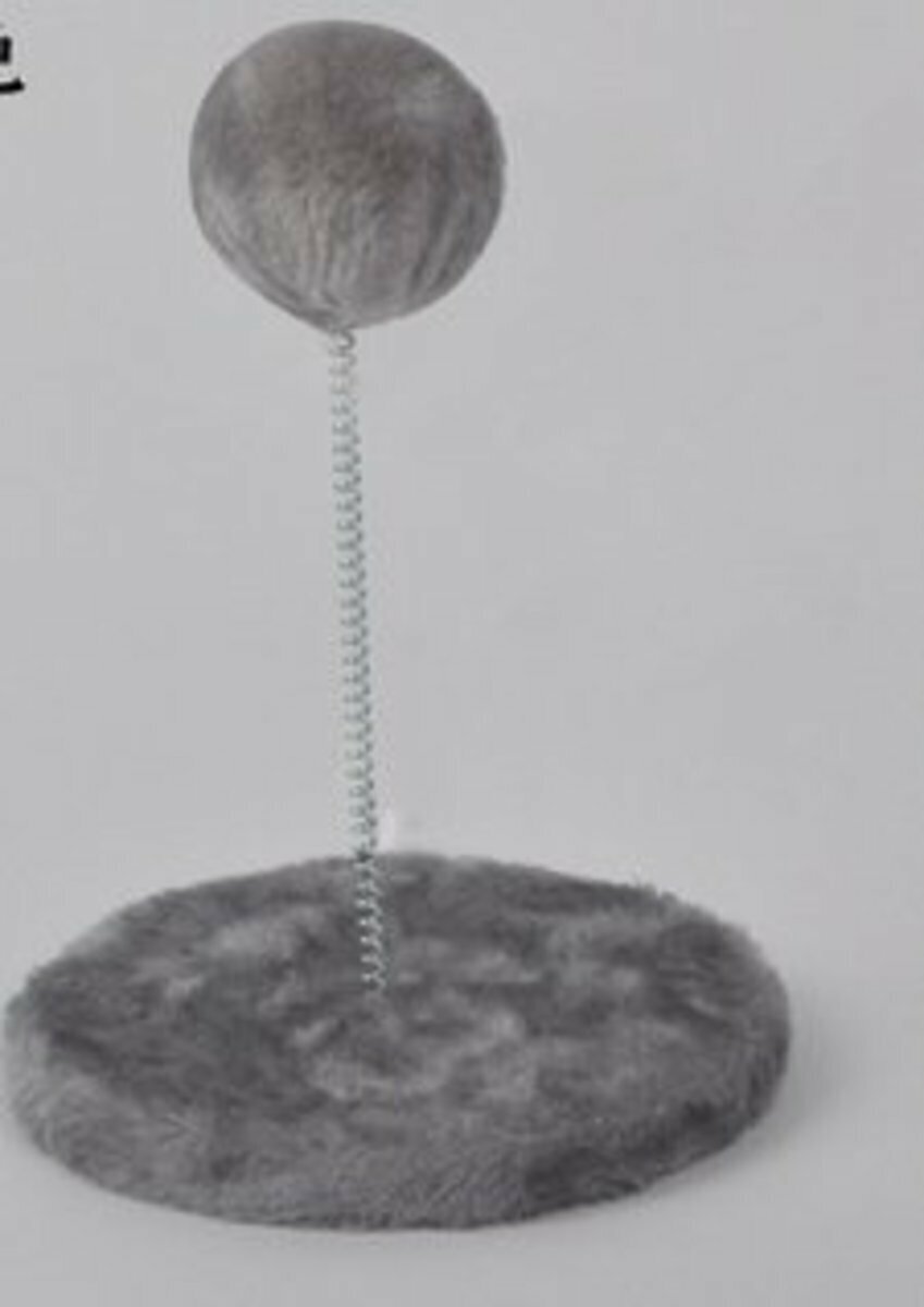新款彈力球貓抓板(淺灰色)18*23cm