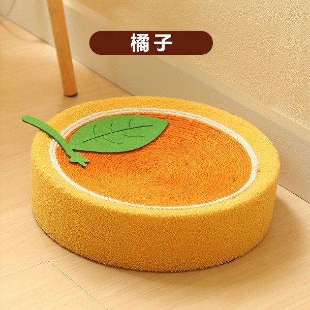 爆款貓抓板磨爪劍麻盆圓窩（精品沃柑劍麻圓窩）