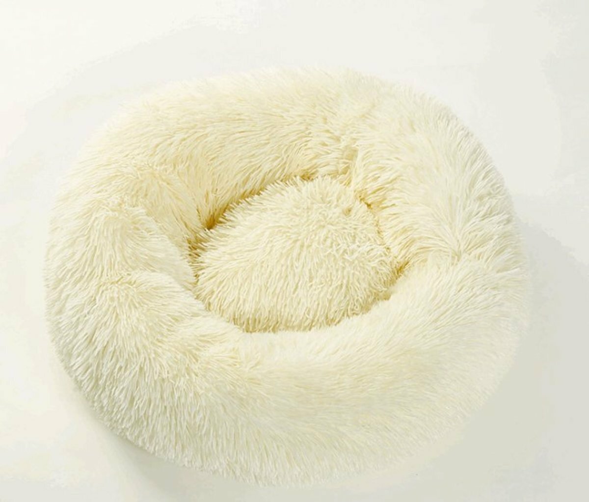 新款貓窩狗床-深度睡眠長毛寵物窩 80cm (白色) 