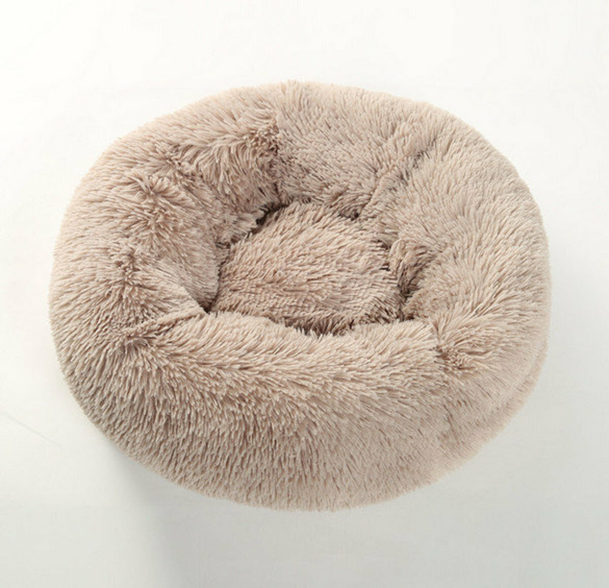 爆款貓窩狗床-深度睡眠長毛寵物窩 80cm (橡皮色) 