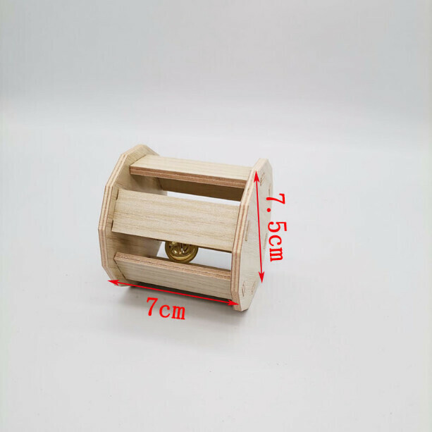 新款倉鼠實木玩具（實木響鈴玩具）