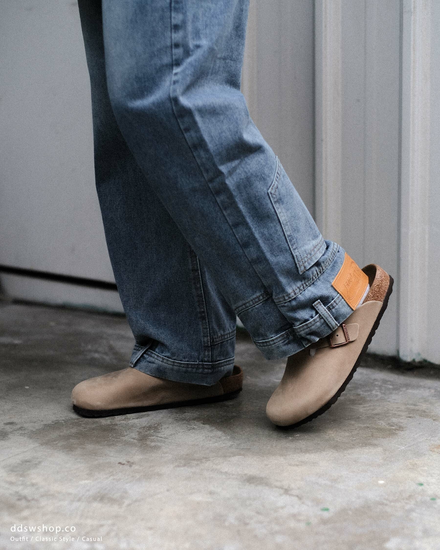 Birkenstock Boston "Tabacco Brown" 勃肯拖鞋 油感皮