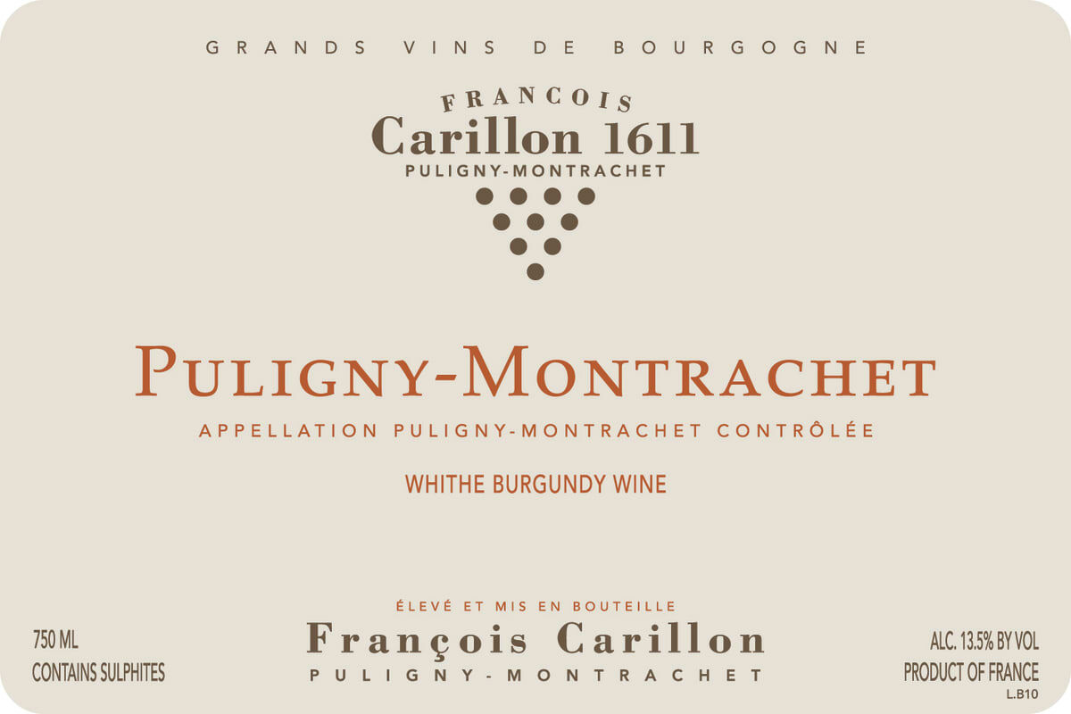 Francois Carillon Puligny Montrachet 2022 (BH91)