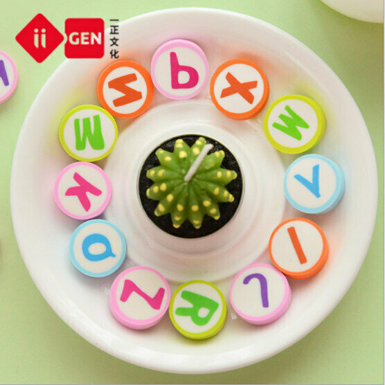Eraser - Fun Literacy Toy Eraser Rubber (Alphabet - Blue Paper Card)