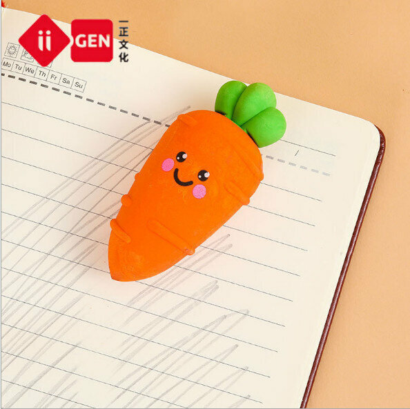 Rubber - Cute Big Carrot Eraser Rubber (1 piece)